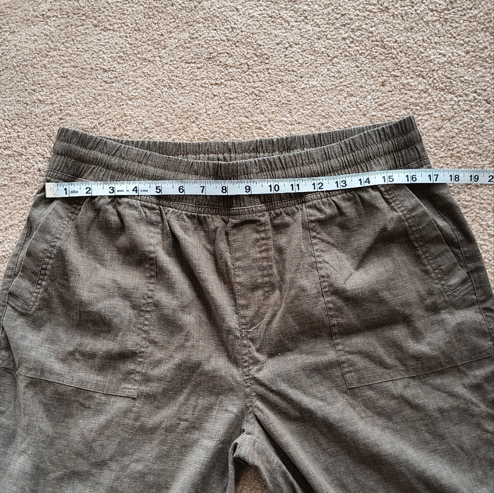 Prana Mantra Jogger Pants Hemp Blend Pull On Stretchy Waist Minimal Neutral LRG - Picture 11 of 12